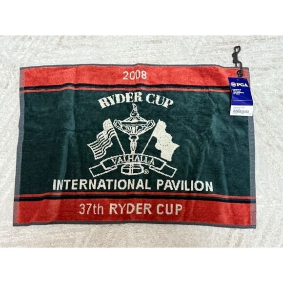 2008 Ryder Cup International Pavillion 37th Golf Towel Valhalla NWT - Picture 1 of 4